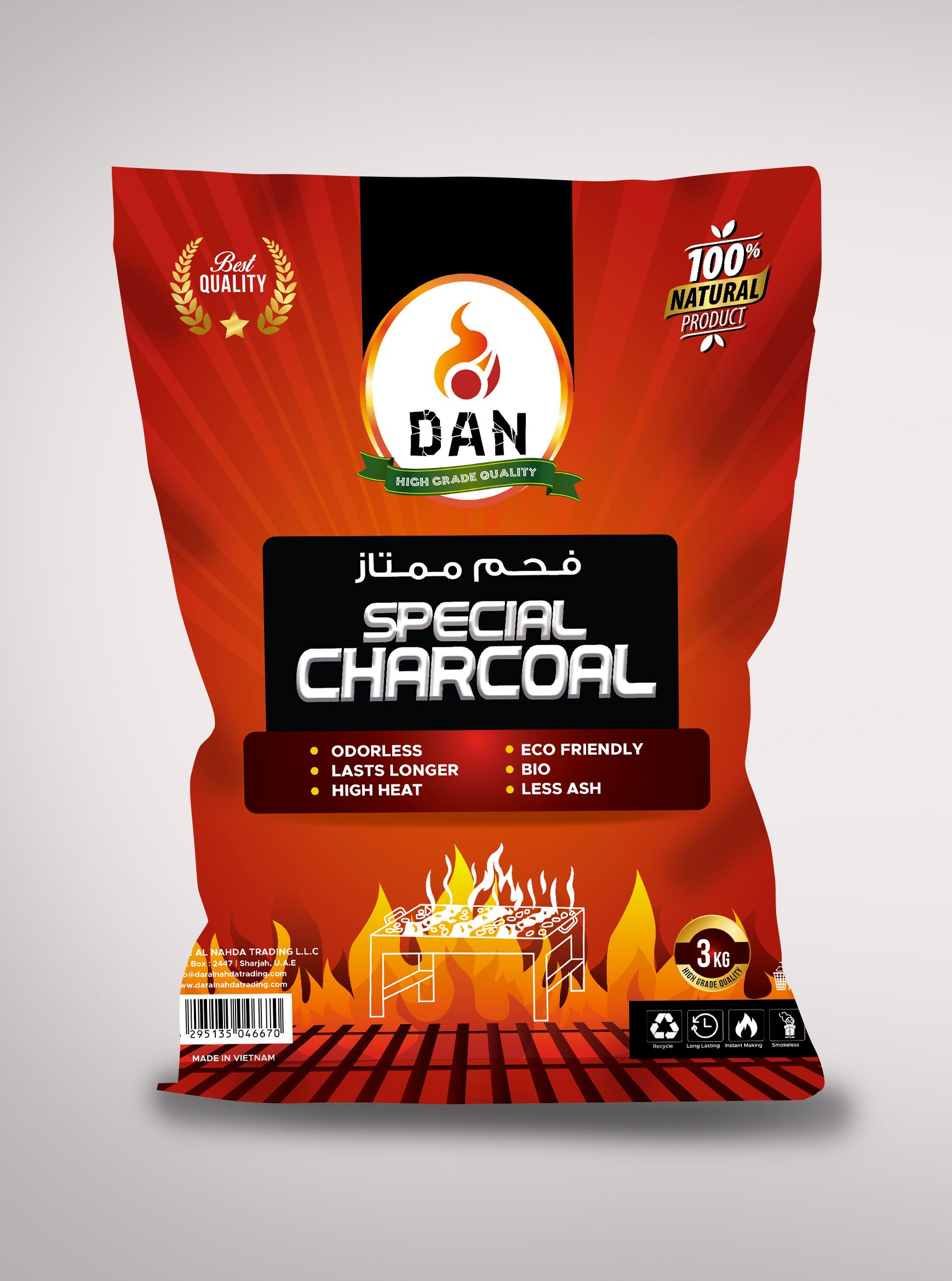 DAN SPECIAL CHARCOAL 3kg